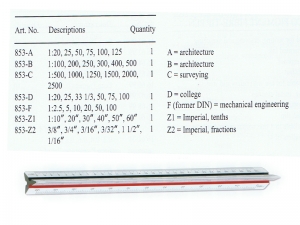 Faber Castell Scale Ruler