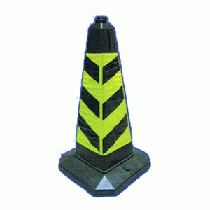 Black Reflection traffic cone