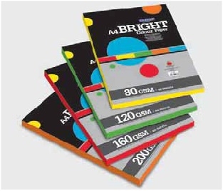 Camel Bright Colour Paper/Card -100 sheets