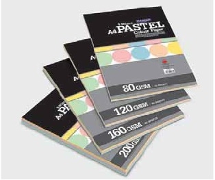 Camel Pastel Colour Paper/Card Mix - 50 sheets
