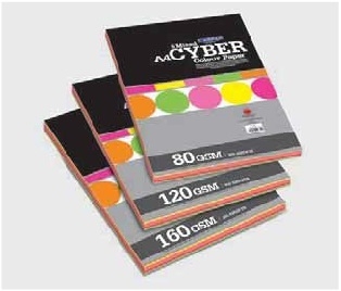 Camel Cyber Colour Paper/Card Mix- 100 sheets
