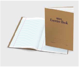 CAMPAP Kraft Cover Exercise Book (Single Line)