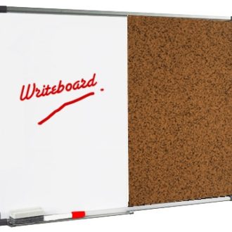 Magnetic White board & Cork Board
