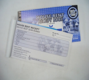 Unicorn House Rent Receipt Book