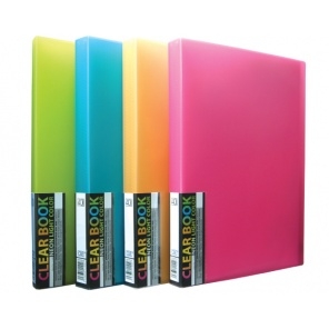 CBE Neon Colour Clear Holder - A4