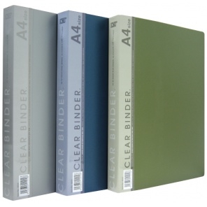 CBE Metallic Clear Holder(Refillable) - A4 (405a)