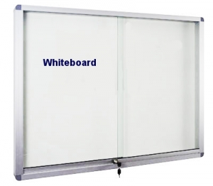 Aluminium Frame Magnetic Whiteboard Cabinet