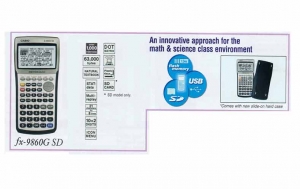Casio Graphic Calculator FX-9860GII SD / FX-9860GII