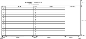 Monthly Planner CMP-24