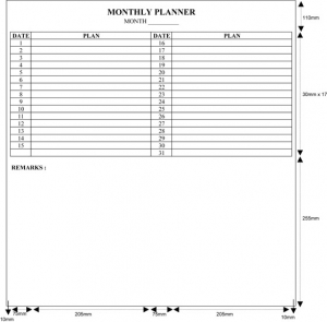 Monthly Planner CMP-32