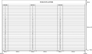 90 Days Planner C9P-34