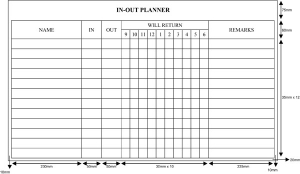 In-Out Planner CIP-23