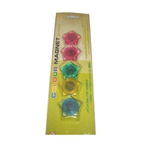 Unicorn Transparent Star Magnet Button
